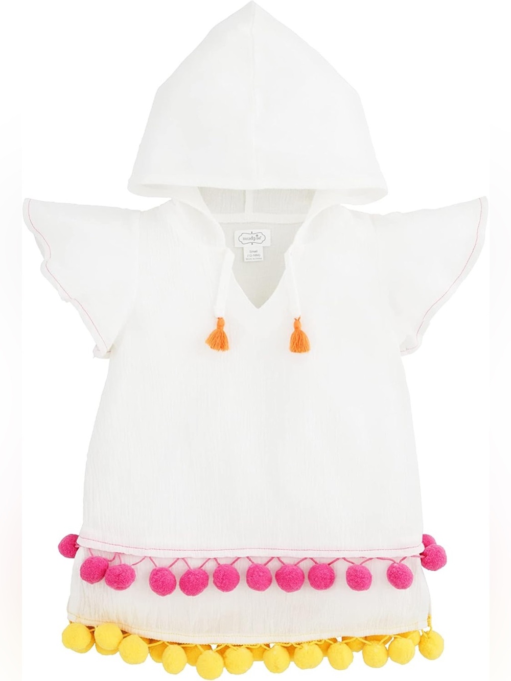 Mud Pie Girls Pom Cover-up